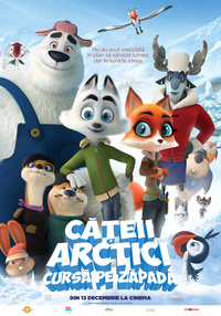 Poster Căţeii arctici: Cursă pe zăpadă