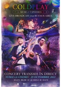Poster Coldplay - Music of the Spheres - Live Broadcast from Buenos Aires