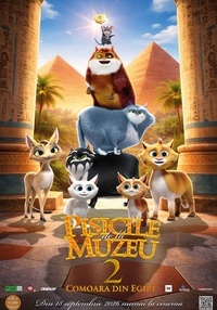 Poster Pisicile de la muzeu 2: Comoara din Egipt_2D_DUBLAT