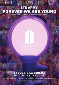 Poster BTS ARMY: Tineri pentru totdeauna