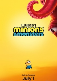 Poster Minionii și monștrii_DUBLAT 3D